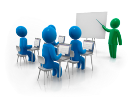 Computer training symbol